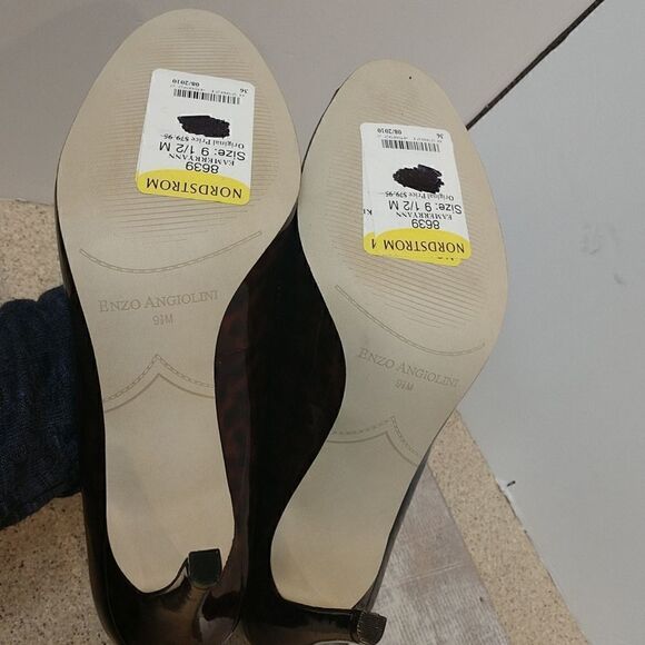 👍 Leopard Heels New Size 9.5. A5 - Picture 5 of 5